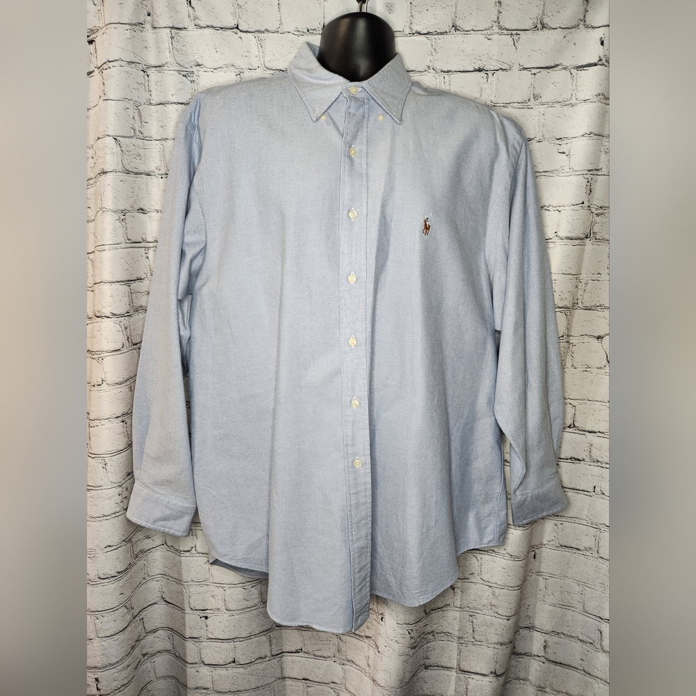 Ralph Lauren Yarmouth Cotton Oxford Button Down Long Sleeve